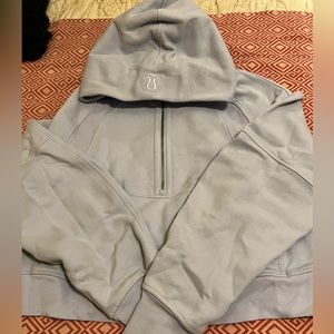 Scuba Oversized Half-Zip Hoodie